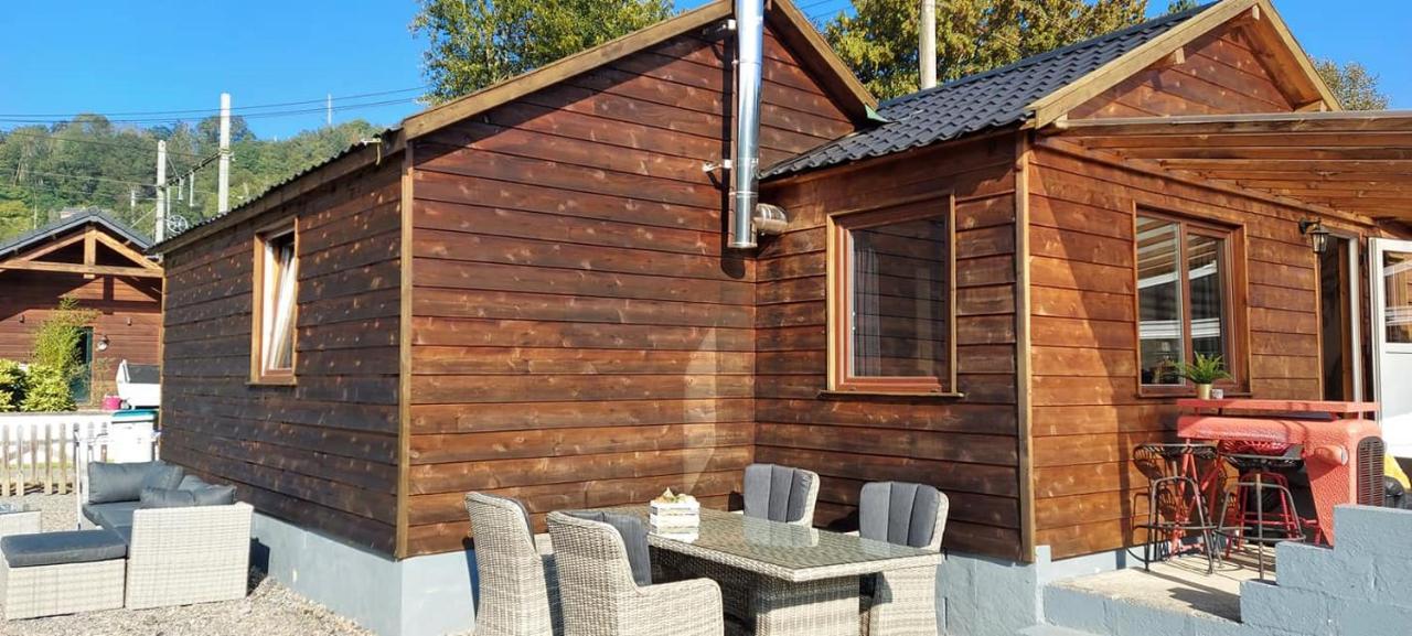 Le Chalet Castor - Camping International - Bomal - Durbuy Dış mekan fotoğraf